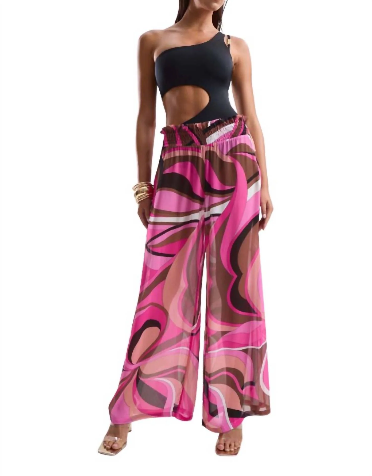 Mission Pants In Dolce Pink - Image 4