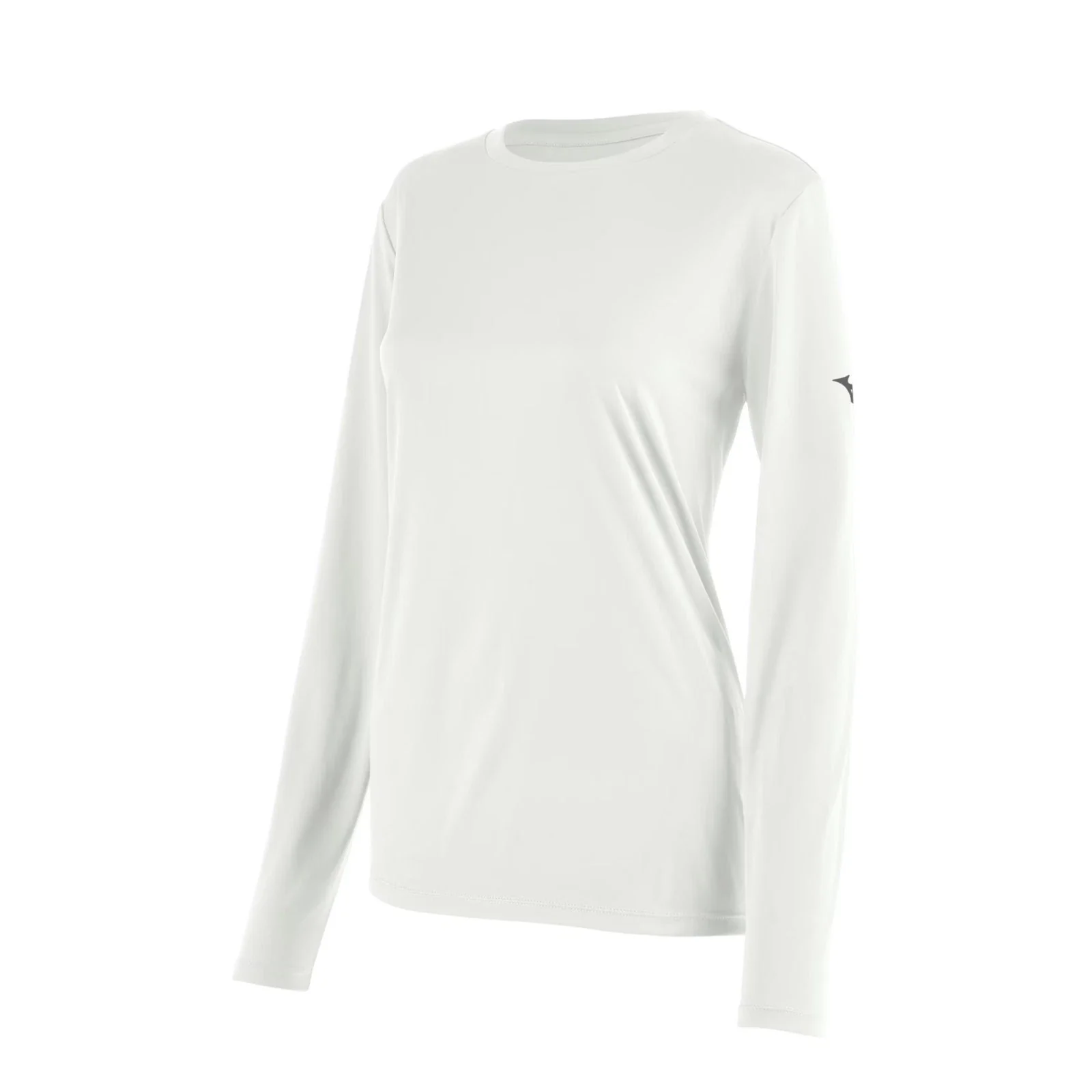 Mizuno Tee Women's White Long Sleeve Crew Neck Pullover Activewear DSGL528