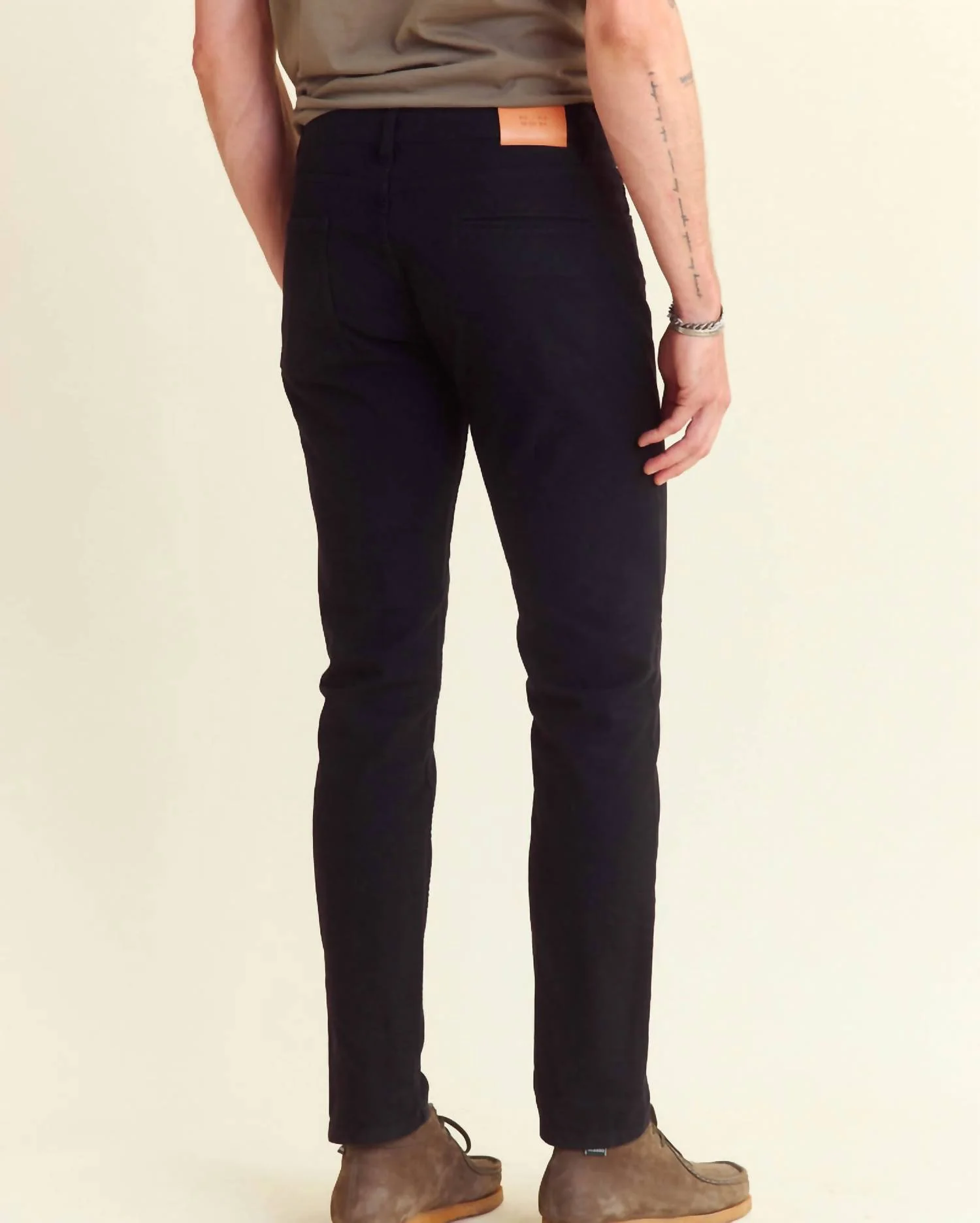 Moleskin Jean In Black Walnut - Image 2
