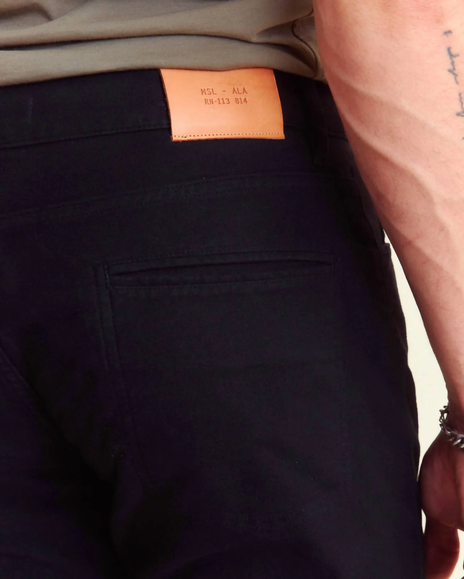 Moleskin Jean In Black Walnut - Image 3