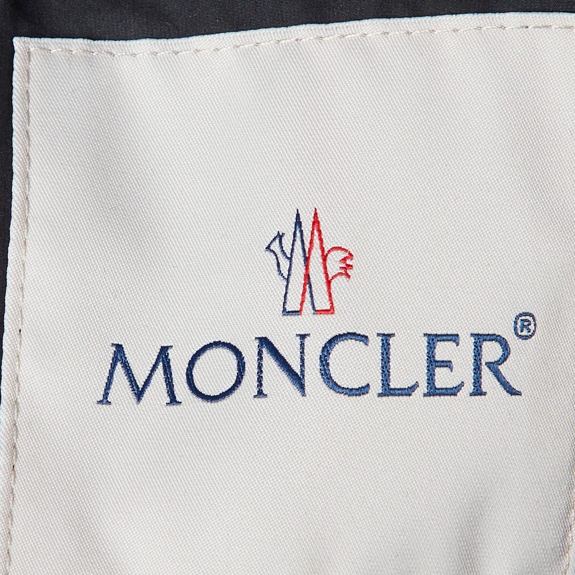 Moncler Black Nylon Tyx Zip Up Hooded Jacket - Image 5