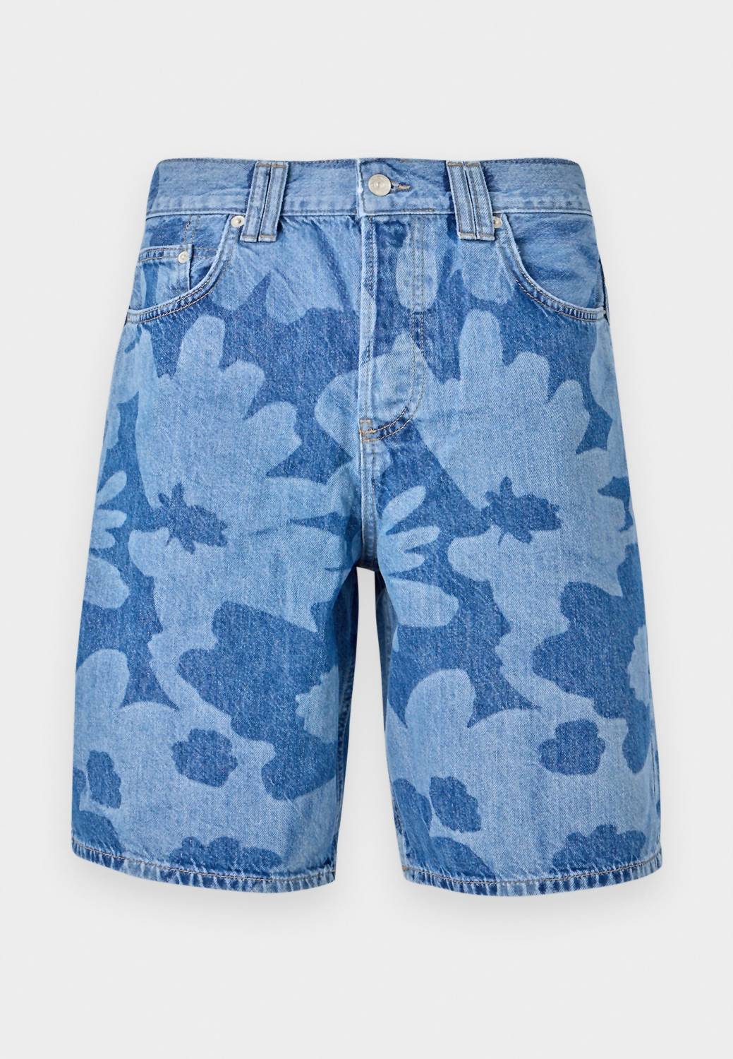 Montana Printed Short In Denim - Image 5