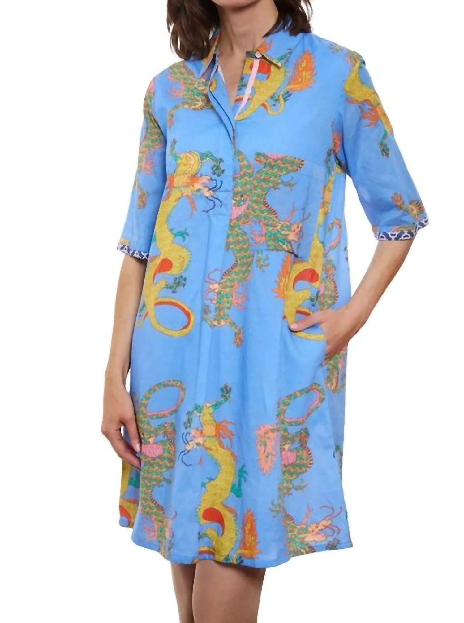 Monterey Mini Dress In Blue