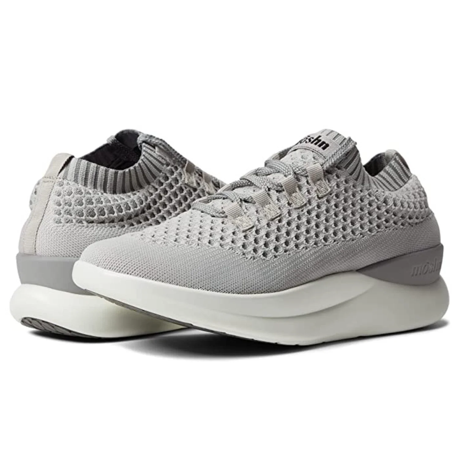 Moshn Vigor Sneakers Women's Gray Lace Up Athletic Running Shoes RHS8252 - Image 4