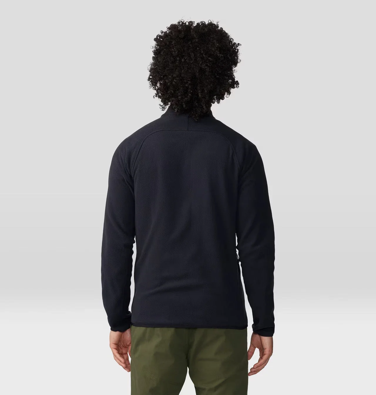 Mountain Hardwear Microchill Jacket Men's Black Fleece Full Zip KFC333 - Image 2