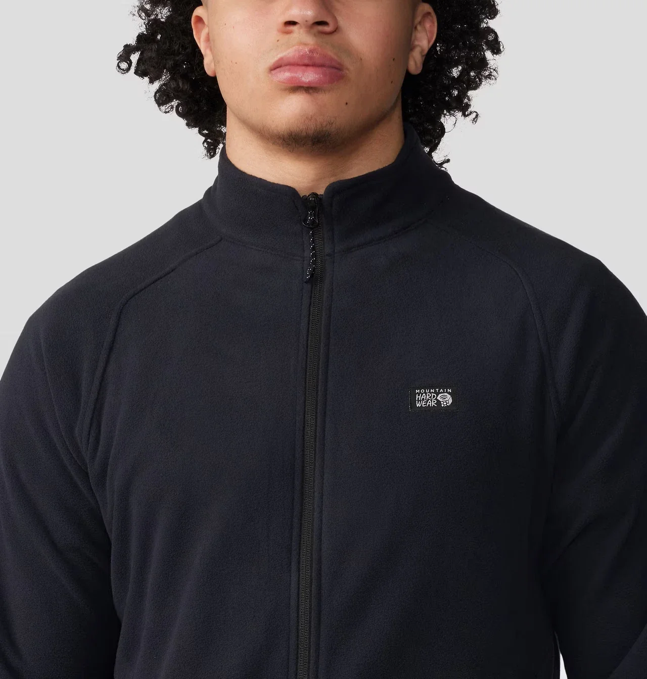 Mountain Hardwear Microchill Jacket Men's Black Fleece Full Zip KFC333 - Image 4