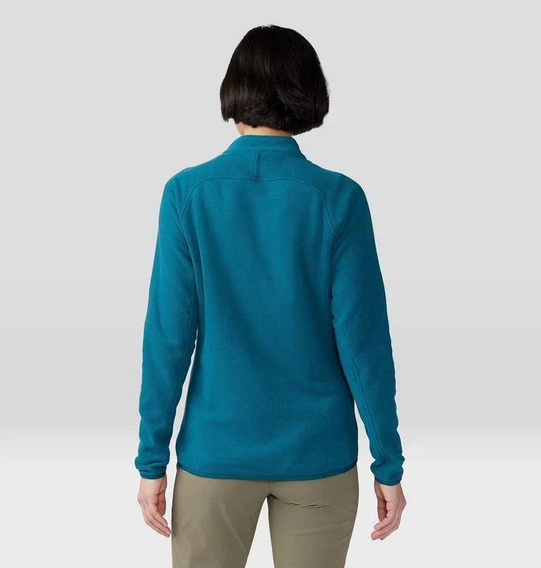 Mountain Hardwear Microchill Jacket Womens Green Full Zip Long Sleeve JZZ219 - Image 2