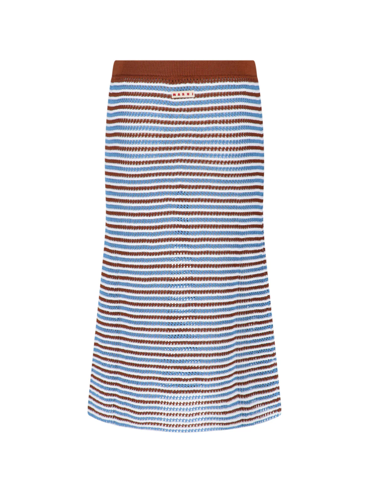 Multicolor Crochet Knit Cotton Skirt - Image 2
