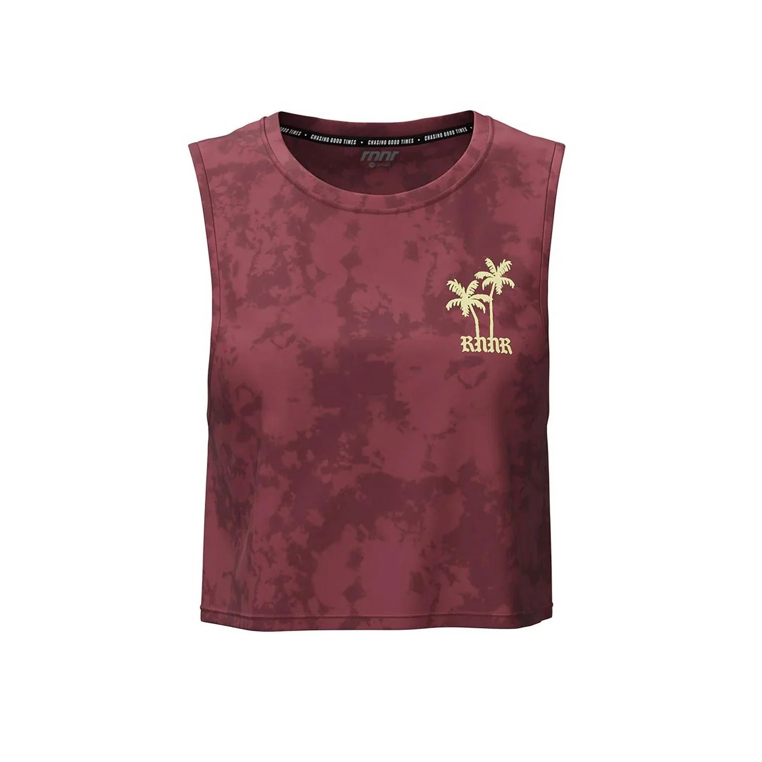 Muscle Tank In Ruby Wine - Image 4