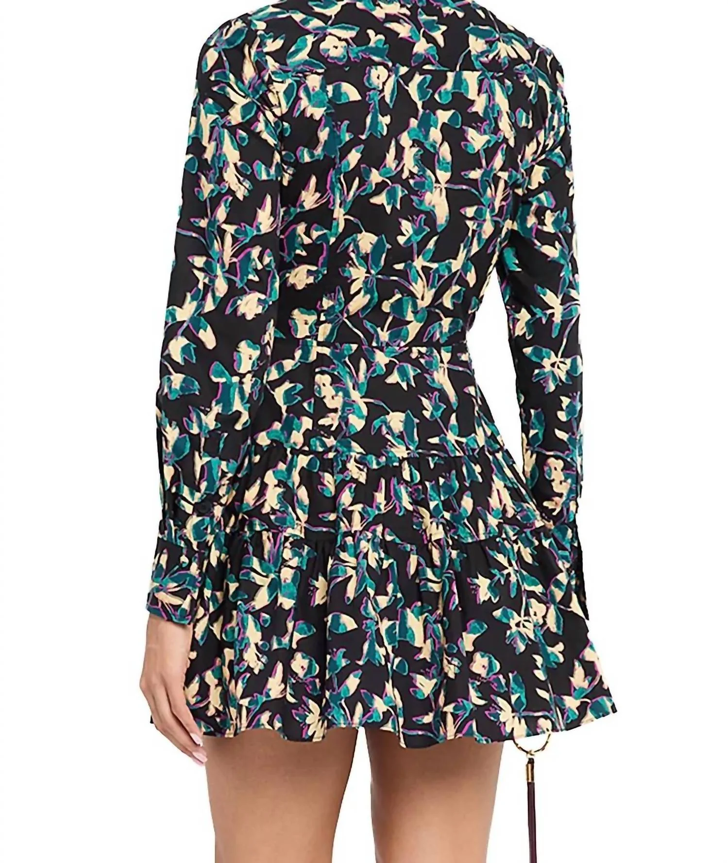 Nanette Long Sleeve Mini Dress In Kaleidoscope - Image 2