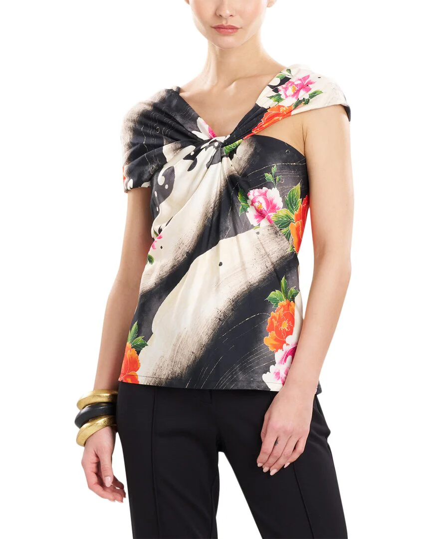 Natori Mayumi Asymmetrical Halter Top