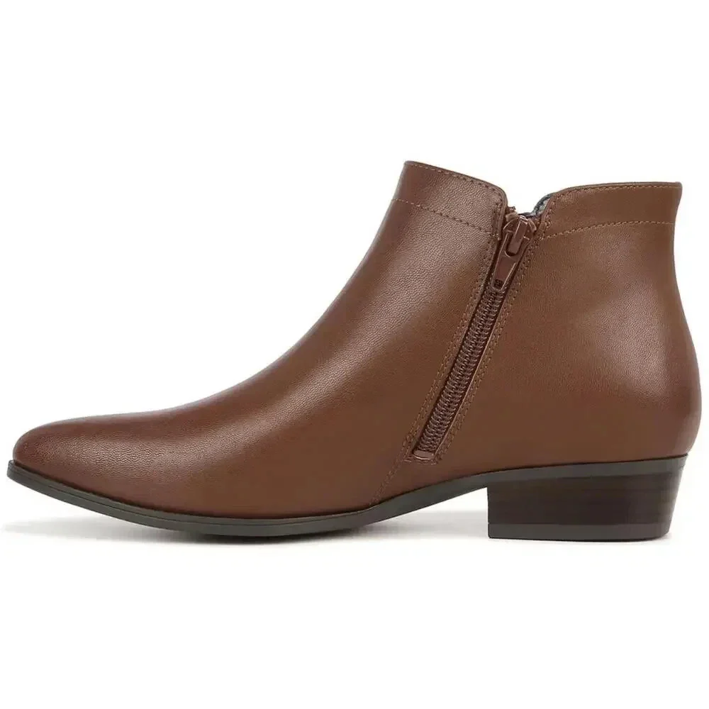 Naturalizer Claire G2629S3 Boots Women's Brown Leather Ankle Bootie RHS8386 - Image 2