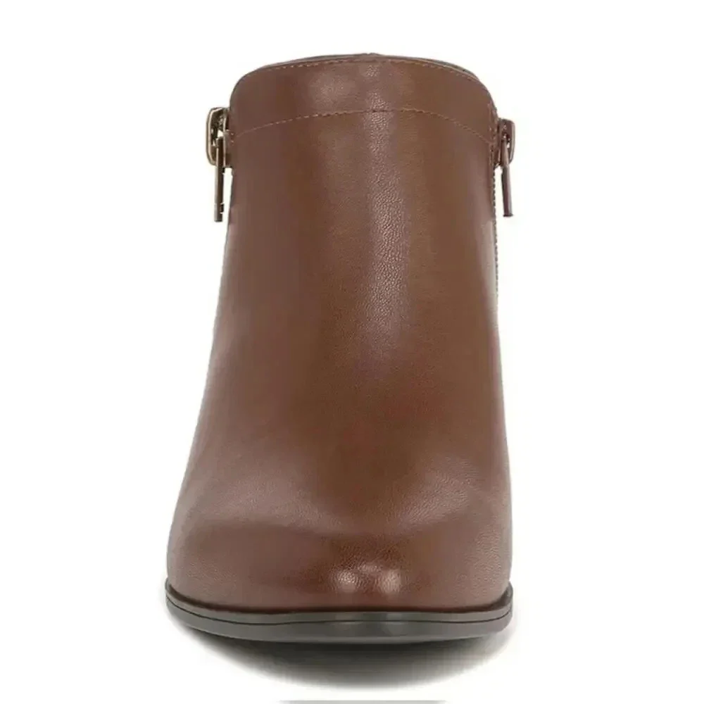 Naturalizer Claire G2629S3 Boots Women's Brown Leather Ankle Bootie RHS8386 - Image 4