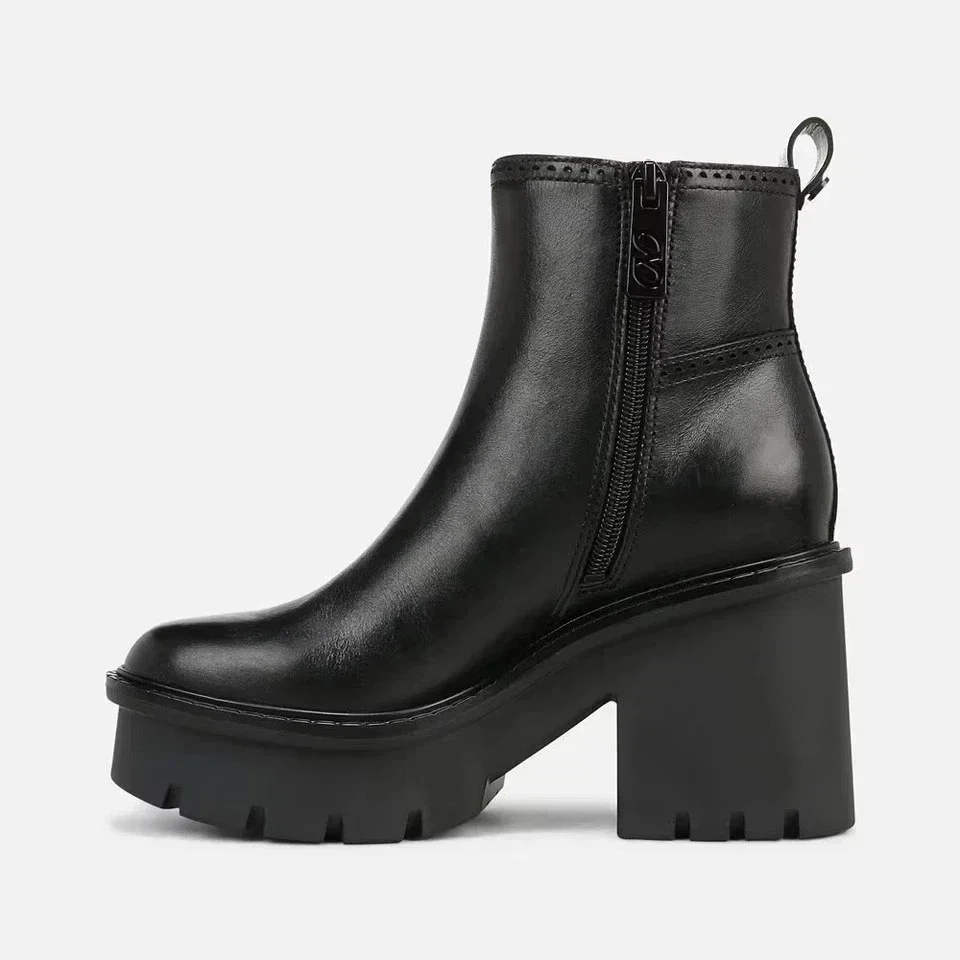 Naturalizer Quest J2381L1001 Boots Women's 9B Black Leather Ankle Bootie RHS8353 - Image 3