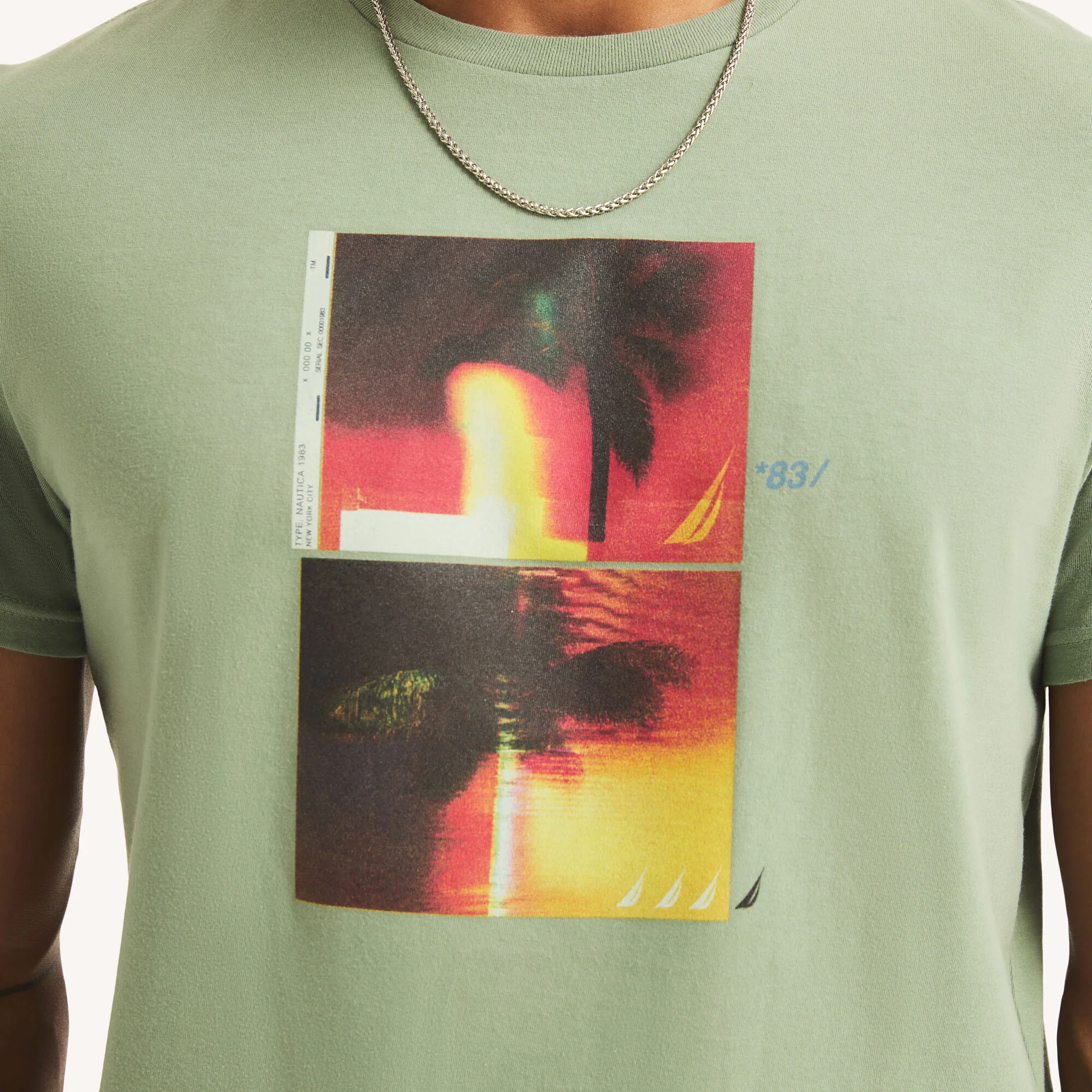 Nautica Mens Do Less Graphic T-Shirt - Image 3