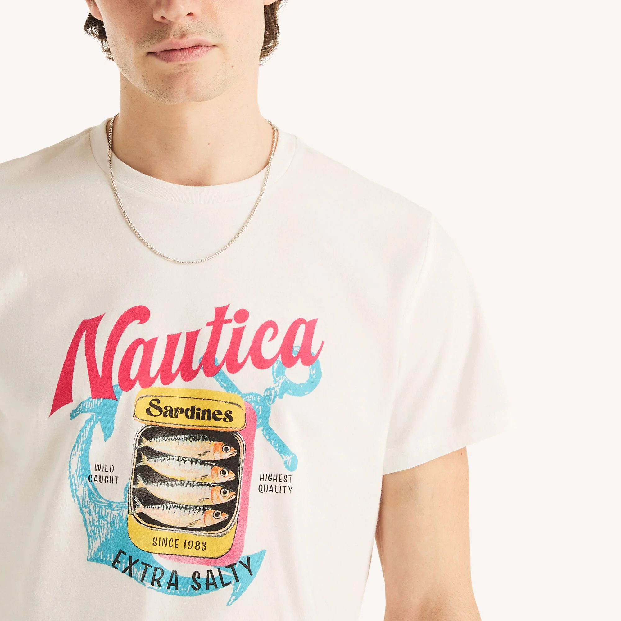 Nautica Mens Extra Salty Graphic T-Shirt - Image 2