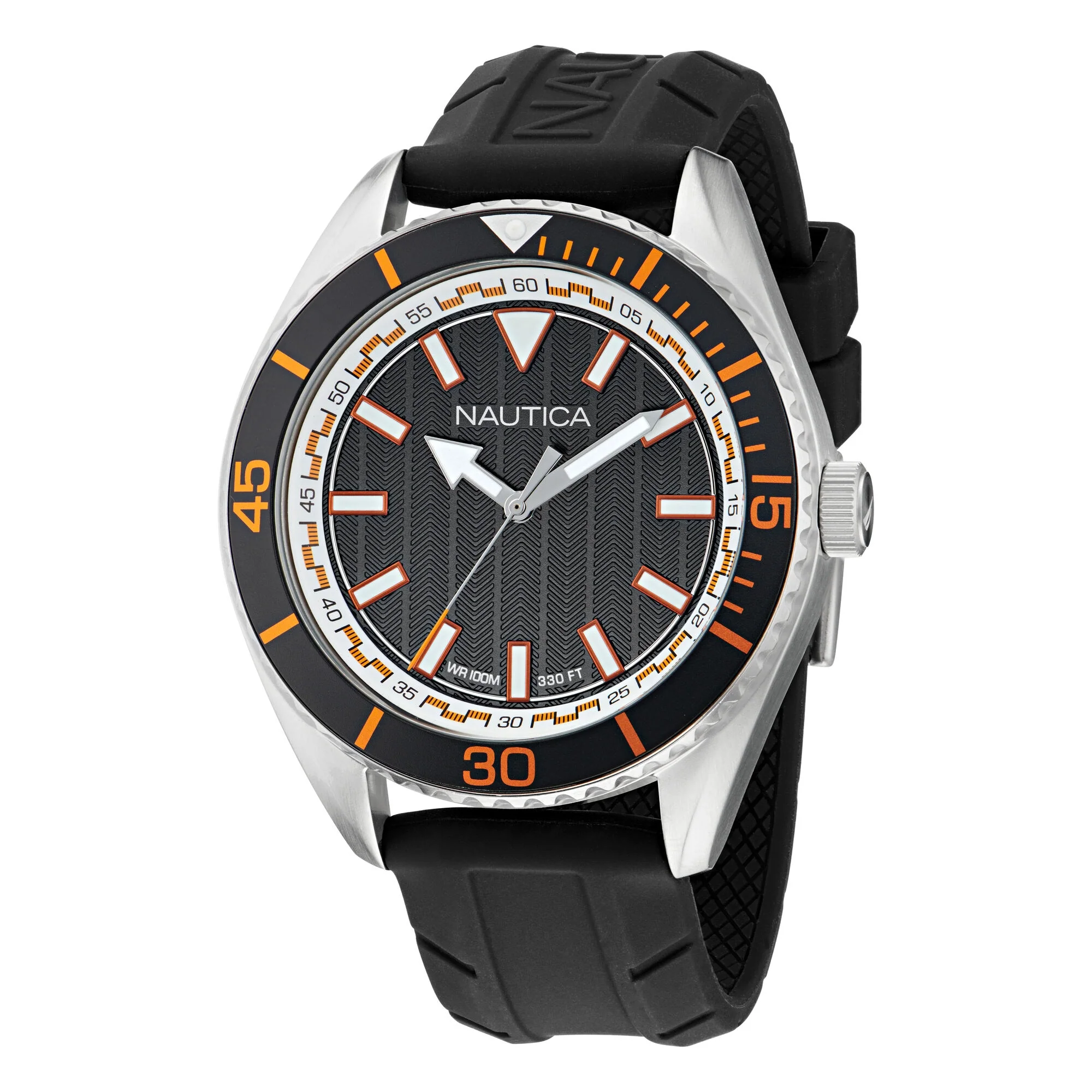 Nautica Mens Nct Windward Silicone Watch