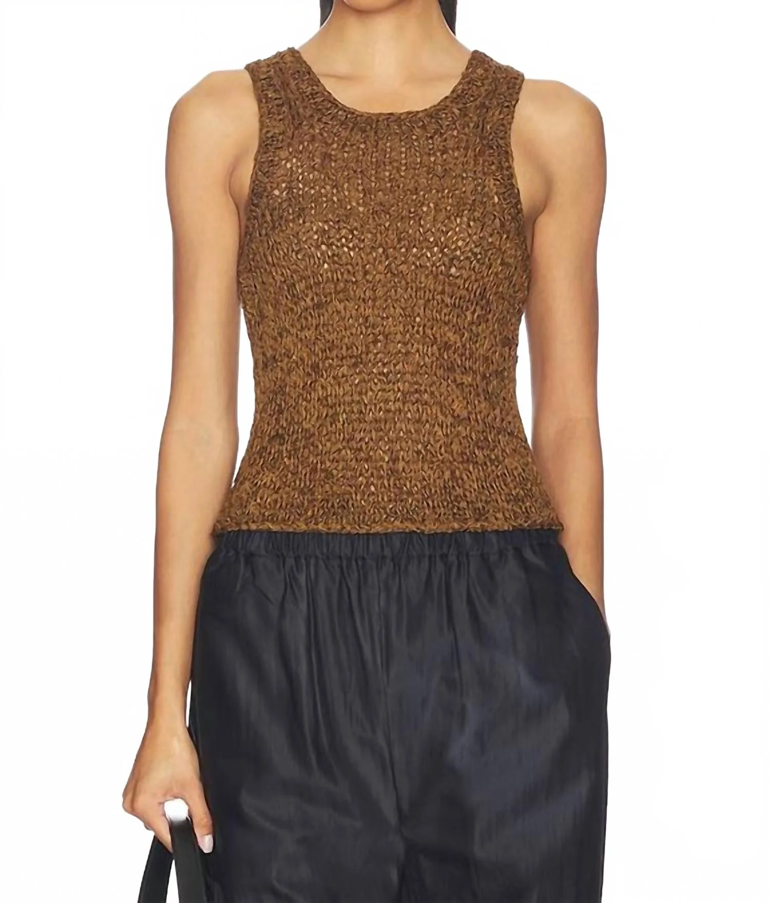 Nelly Knit Top In Canyon Dust