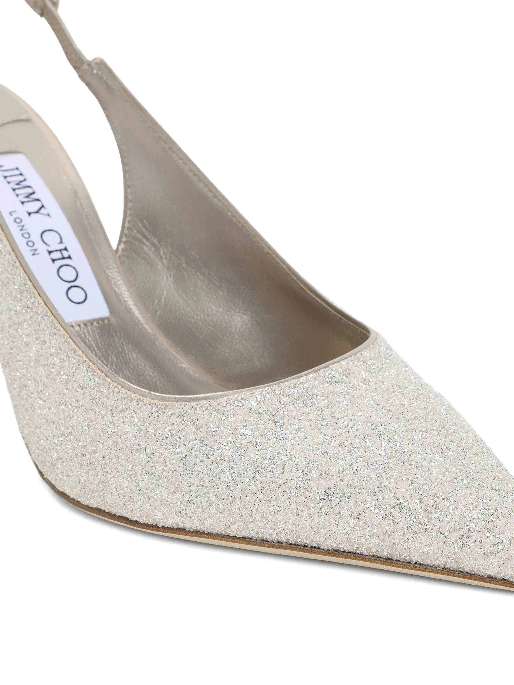 Neutral Love 85 Glitter Slingback Heels - Image 4