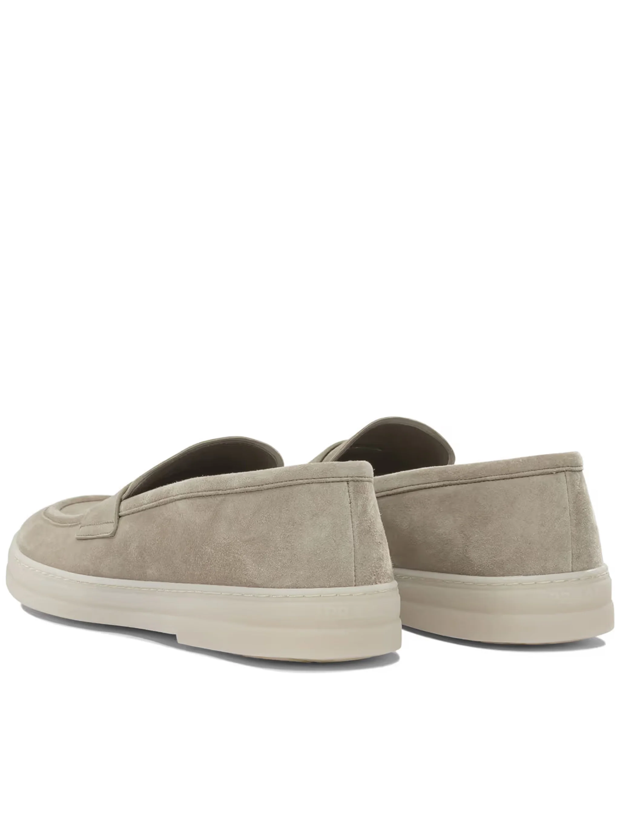 Neutral Mocassini Minimalist Suede Loafers - Image 4