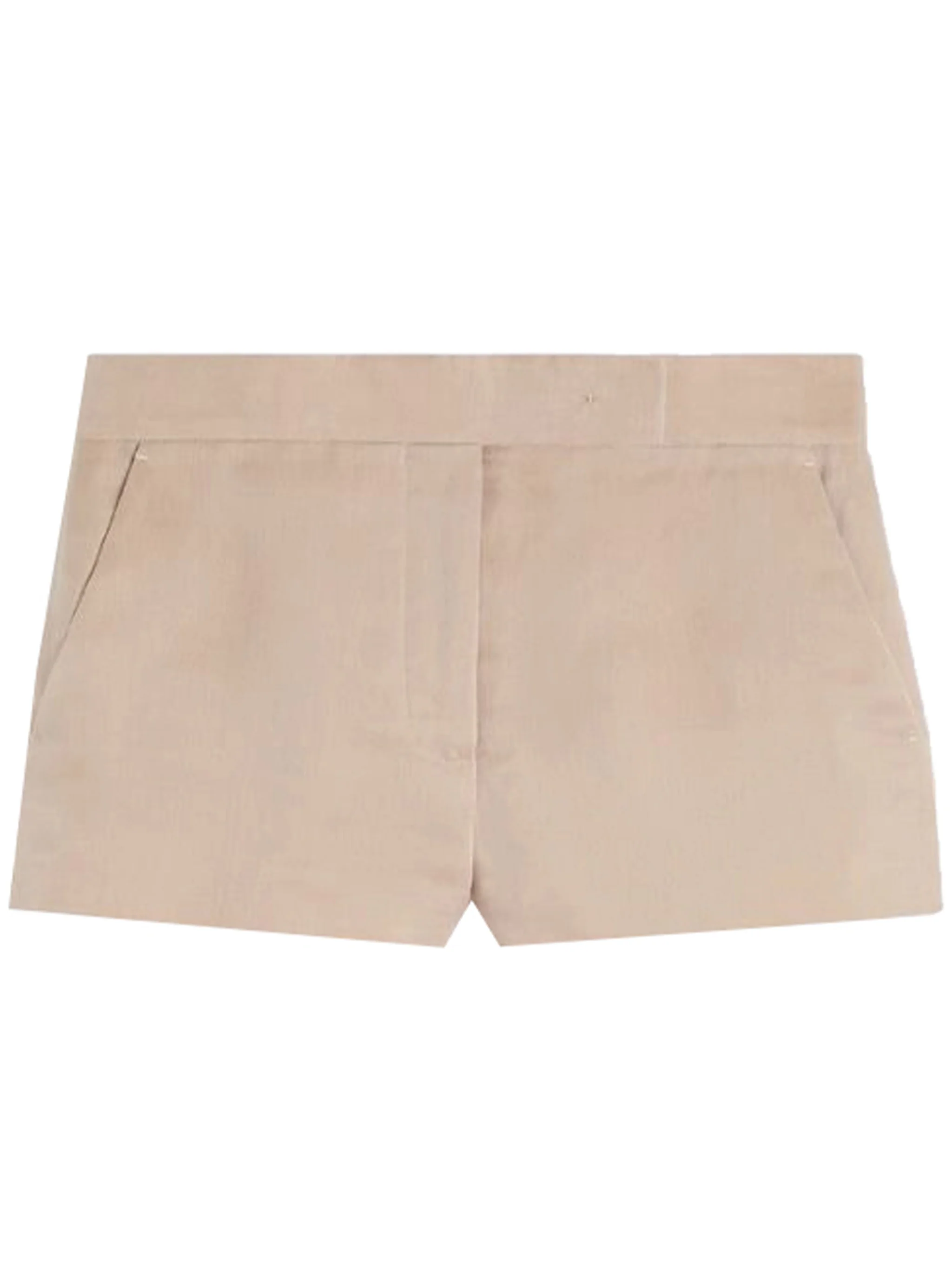 Neutral Mxsaerosi Tailored Minimalist Shorts