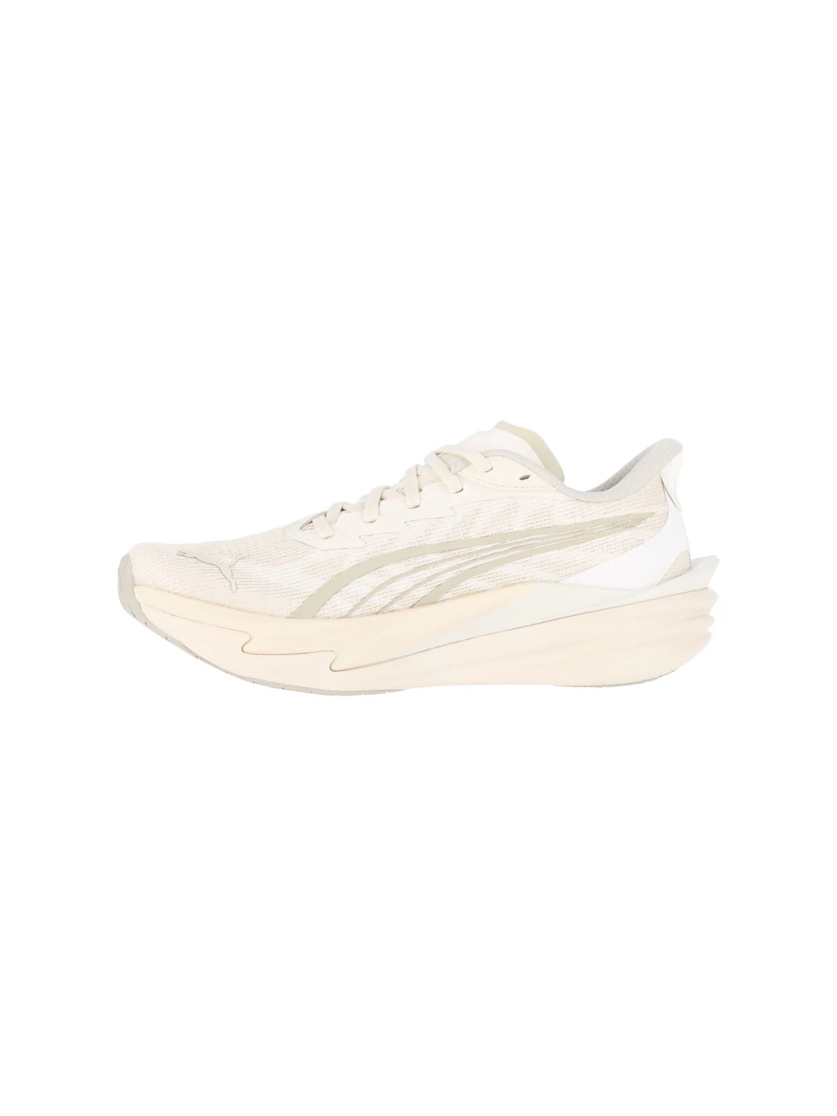 Neutral Streamlined Mesh Upper Sneakers - Image 3