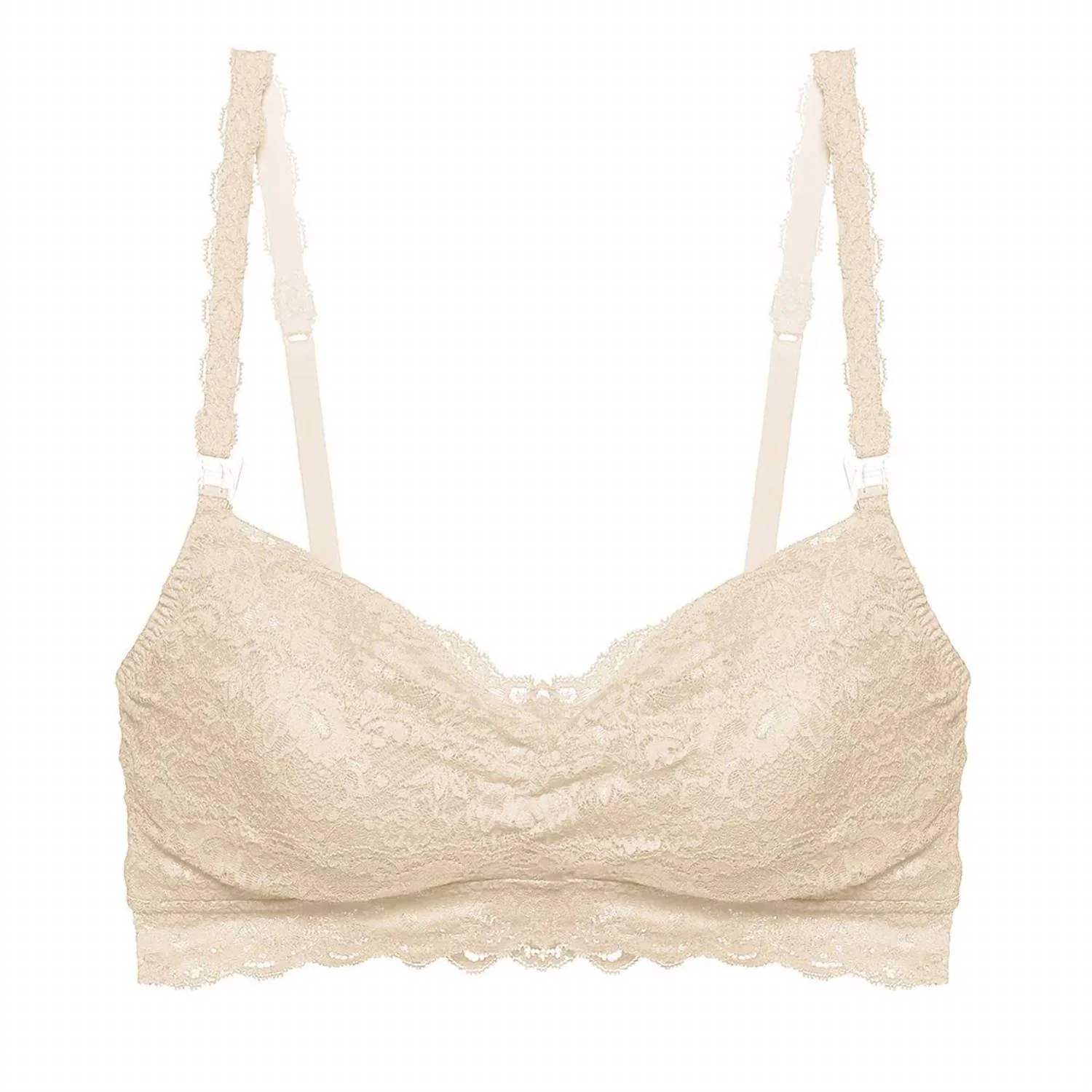 Never Say Never Maternity Mommie Nursing Bralette In Blush - Image 3