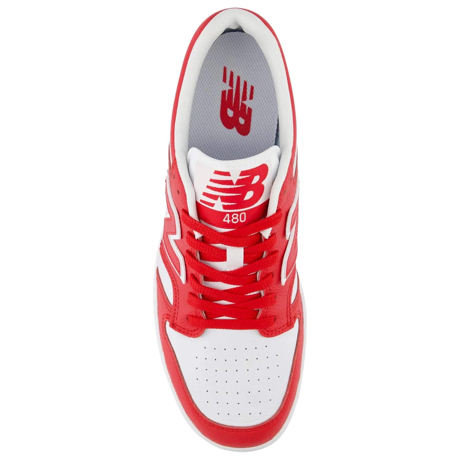 New Balance 480 BB480LHR Sneakers Women's Red White Lifestyle Shoes DWA1716 - Image 3