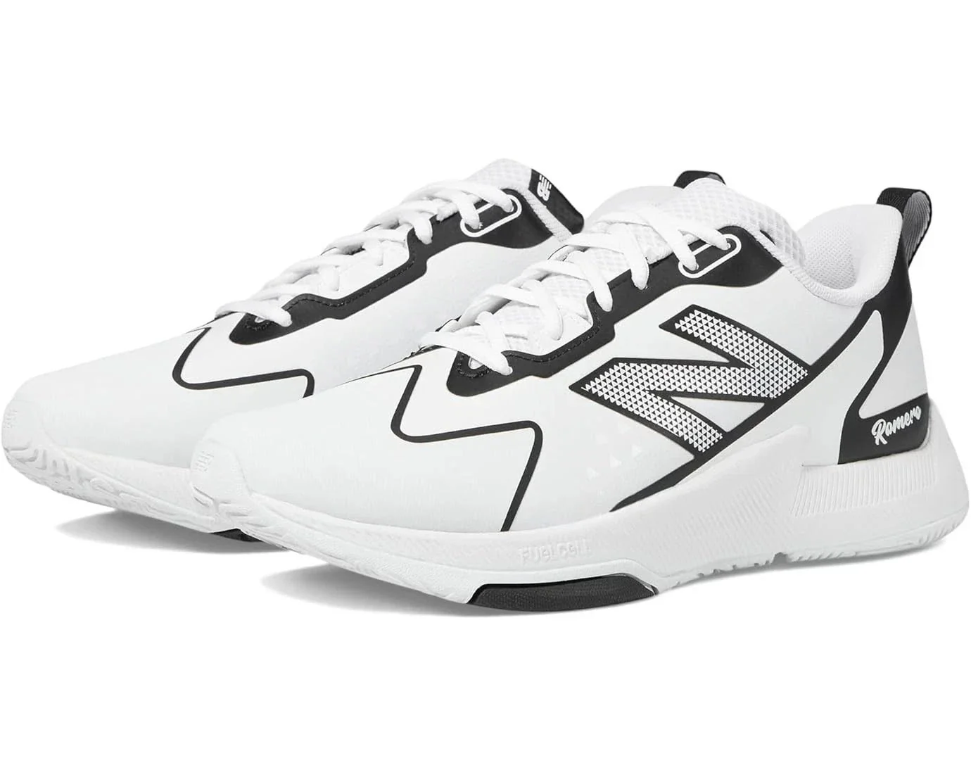 New Balance FuelCell Romero Duo STROMKB2 Women White Black Trainer Shoes HTAT590