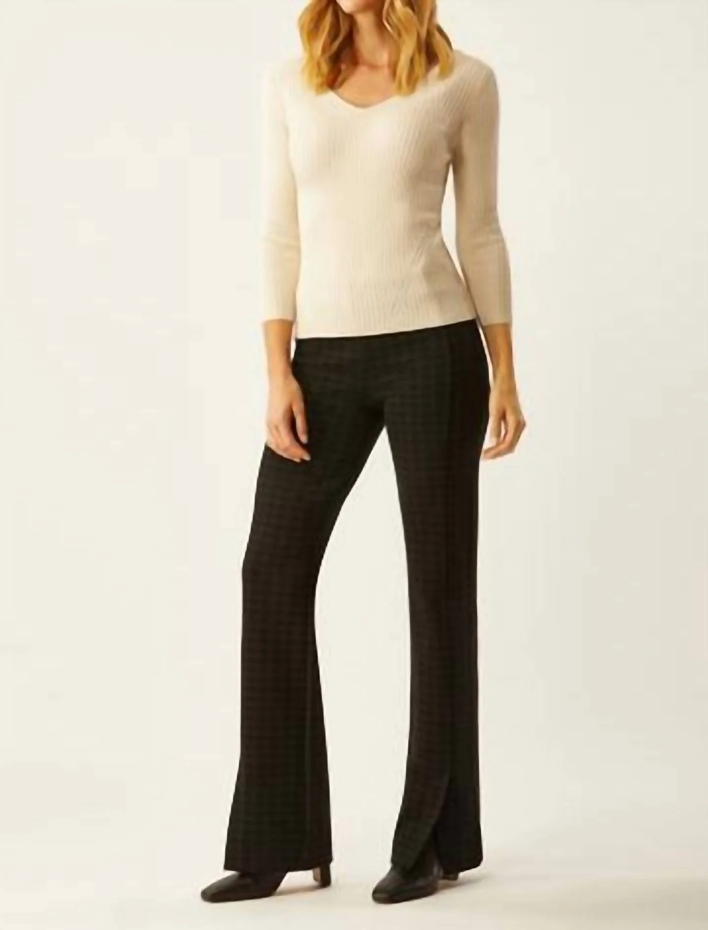 New Berkeley Pull-On Boot Cut Pants In Black - Image 2