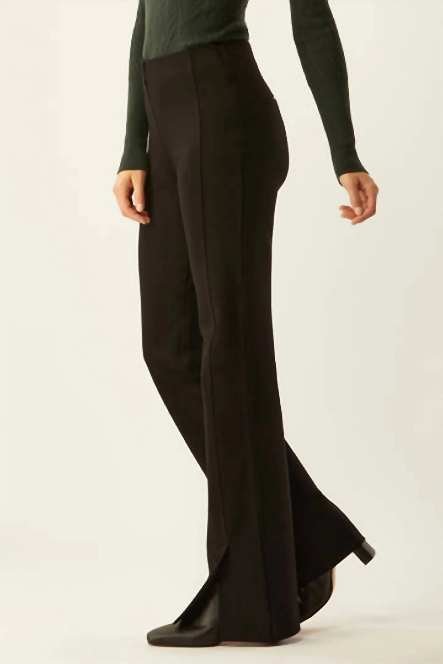 New Berkeley Pull-On Boot Cut Pants In Black - Image 3