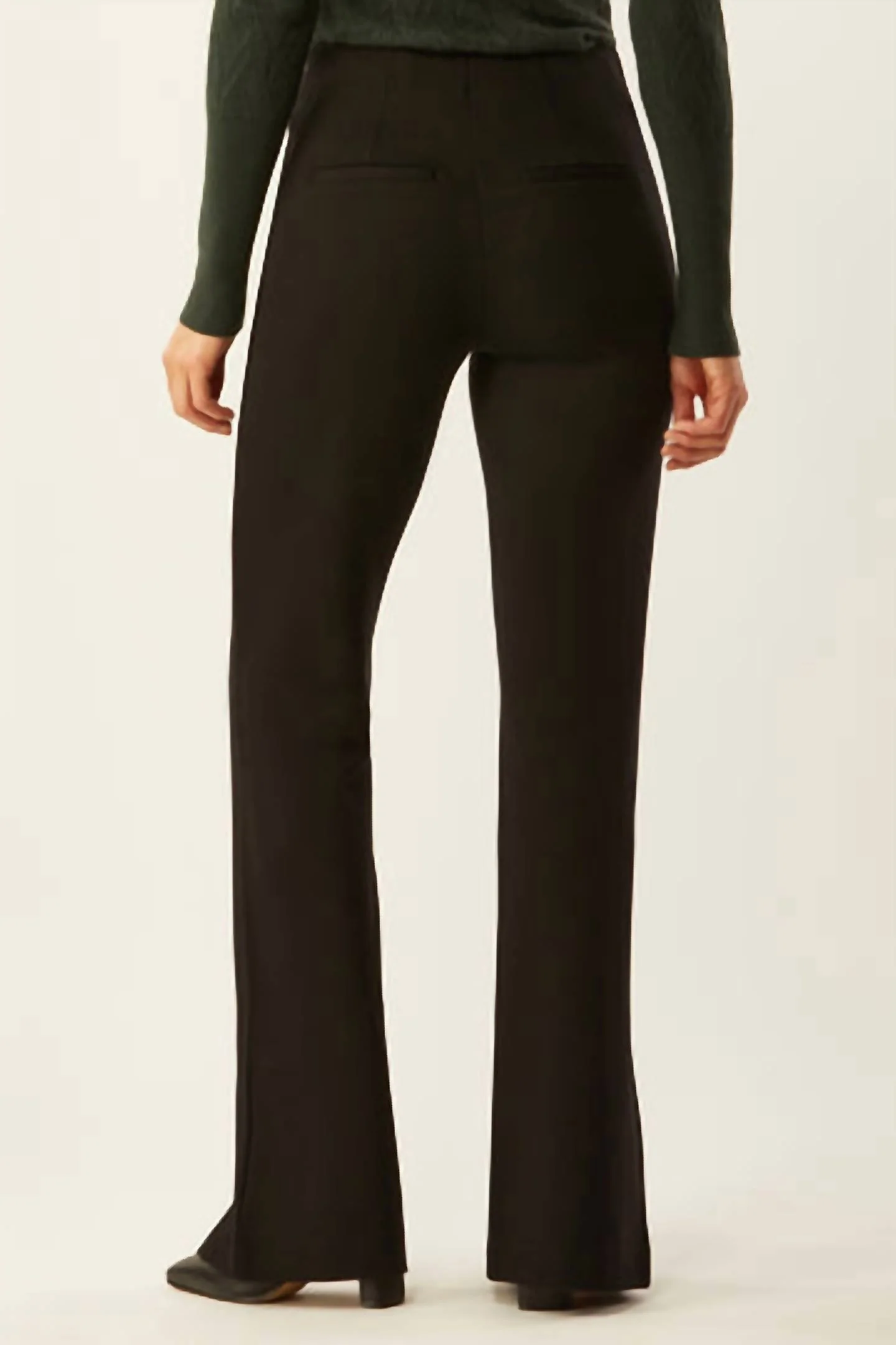 New Berkeley Pull-On Boot Cut Pants In Black - Image 4