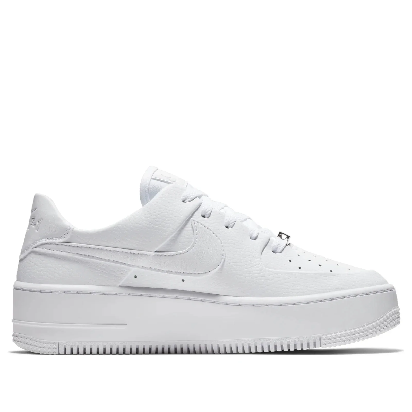 Nike Air Force 1 Sage Low AR5339-100 Sneaker Womens White Platform Shoes RHS4098 - Image 2
