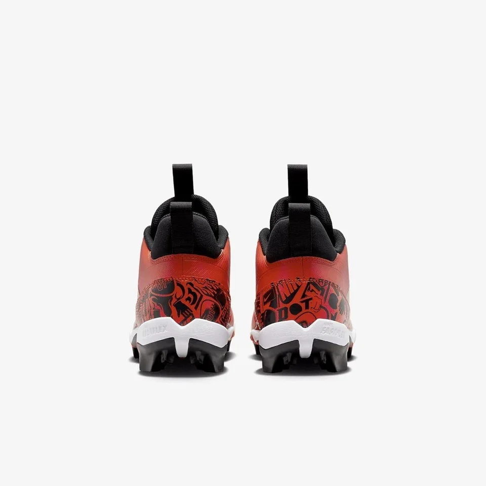 Nike Alpha MenaceShark NRG FQ4536-600 Men's Red Black Football Cleats ACAD438 - Image 4