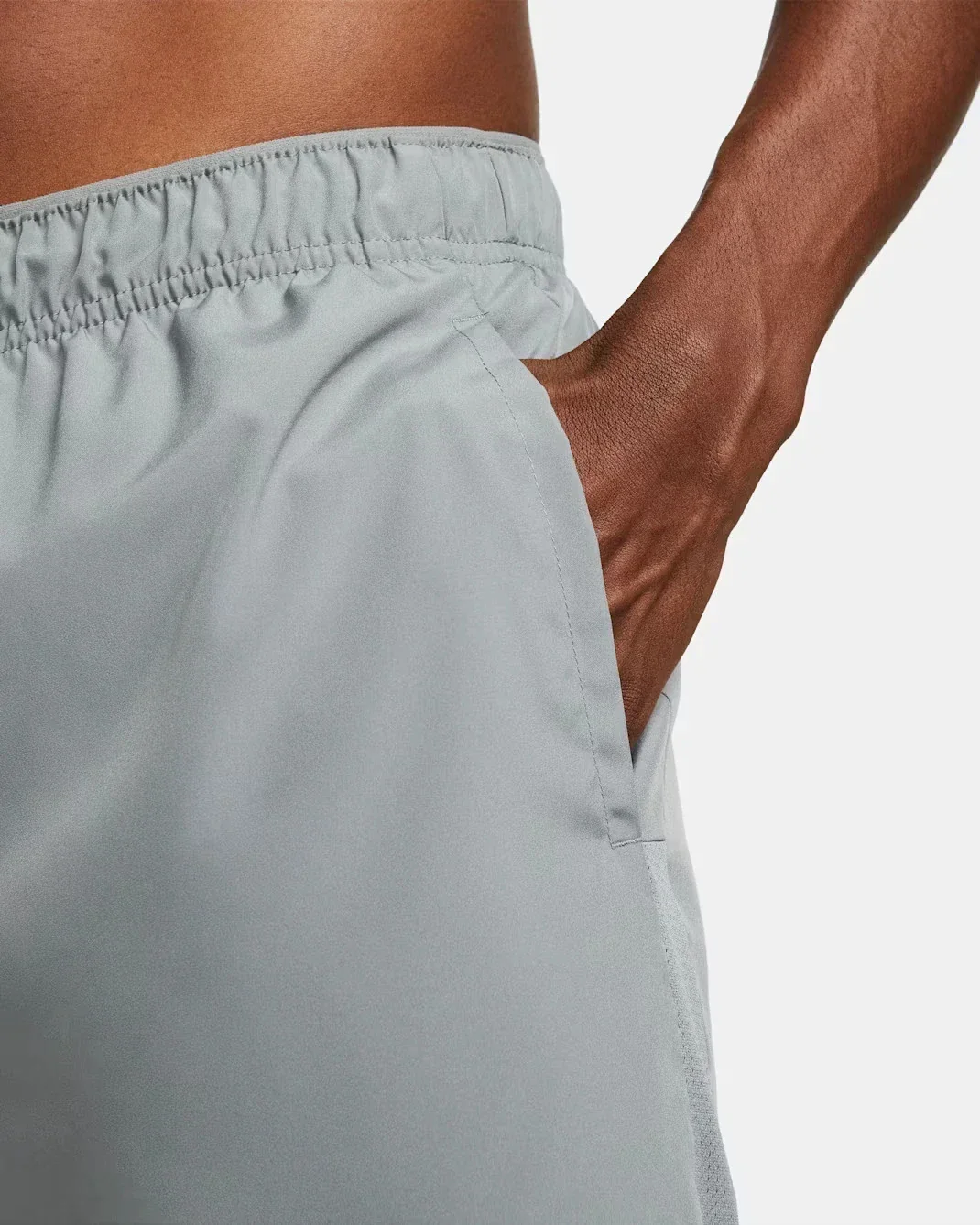 Nike Challenger Running Shorts Mens Smoke Gray Dri-FIT 7" Brief-Lined DSGL325 - Image 5