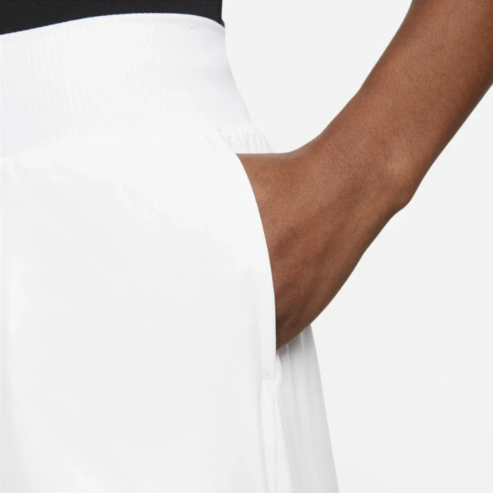 Nike Court Victory Tennis Shorts Women White Elastic Waist Activewear DSGL630 - Image 3