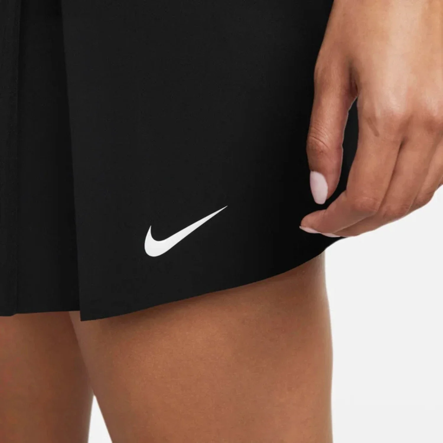 Nike Dri-FIT Advantage Skirt Women's Black Performance Tennis DSGL275 - Image 6