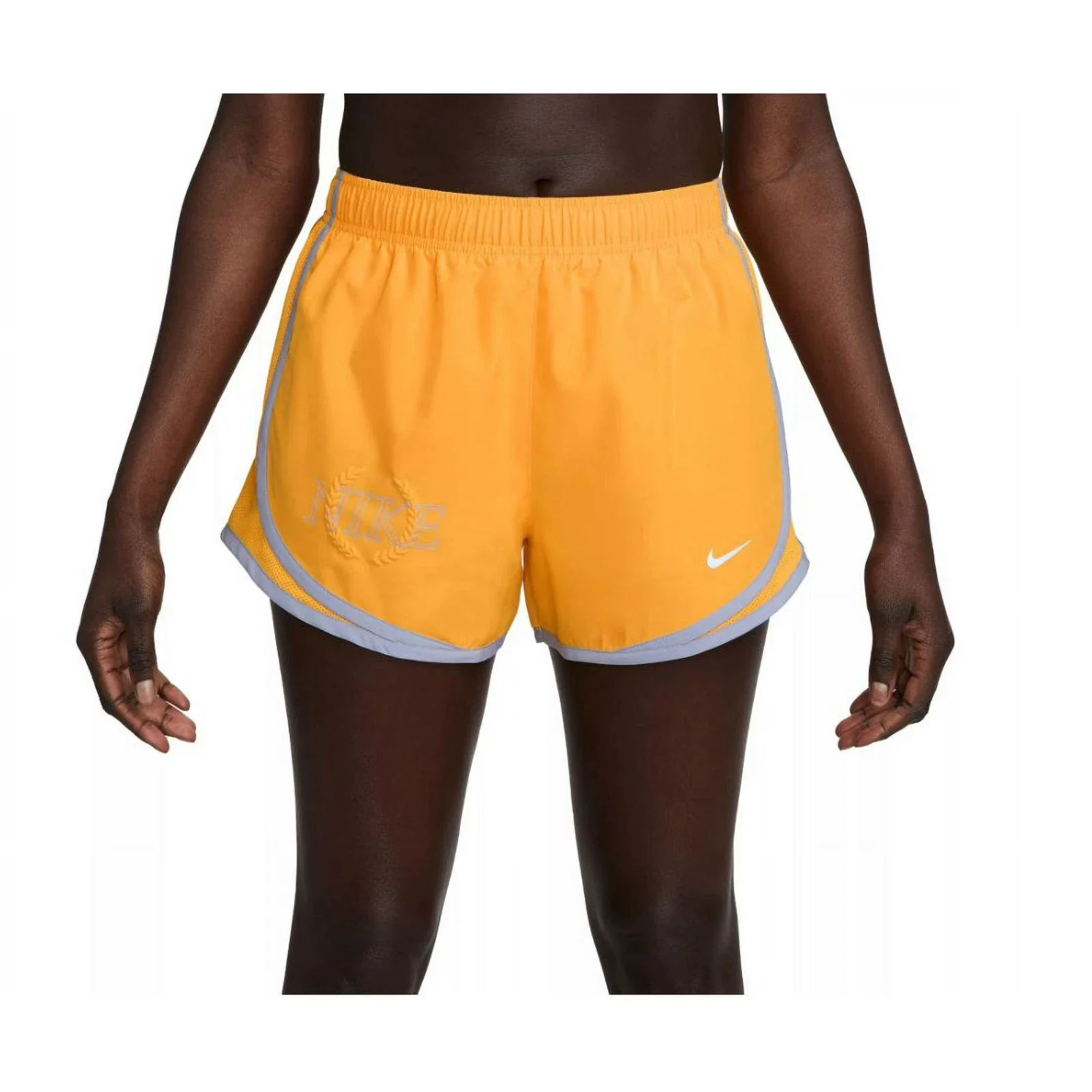 Nike Dri-FIT Tempo Shorts Women's Orange Elastic Waist Activewear DSGL368