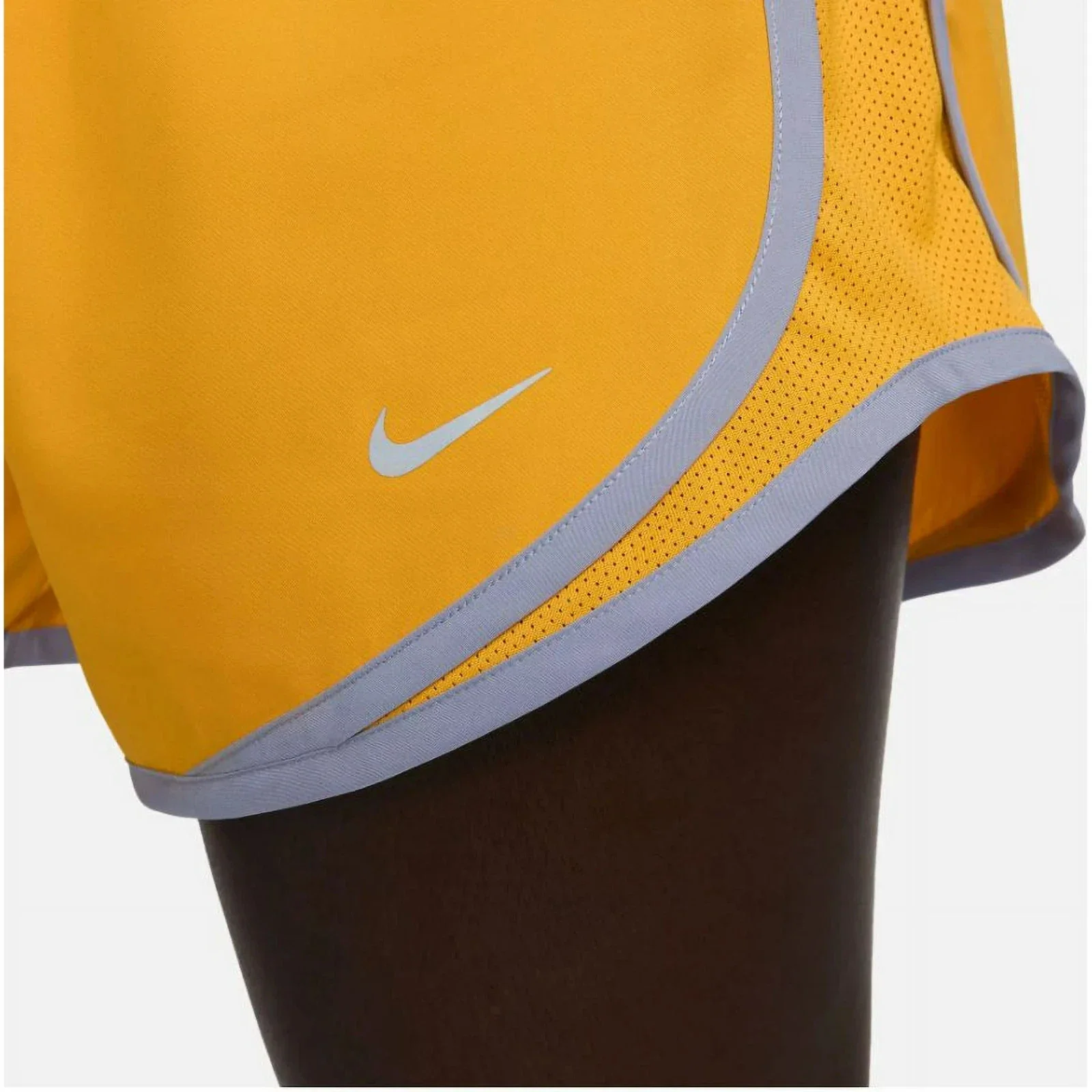 Nike Dri-FIT Tempo Shorts Women's Orange Elastic Waist Activewear DSGL368 - Image 4