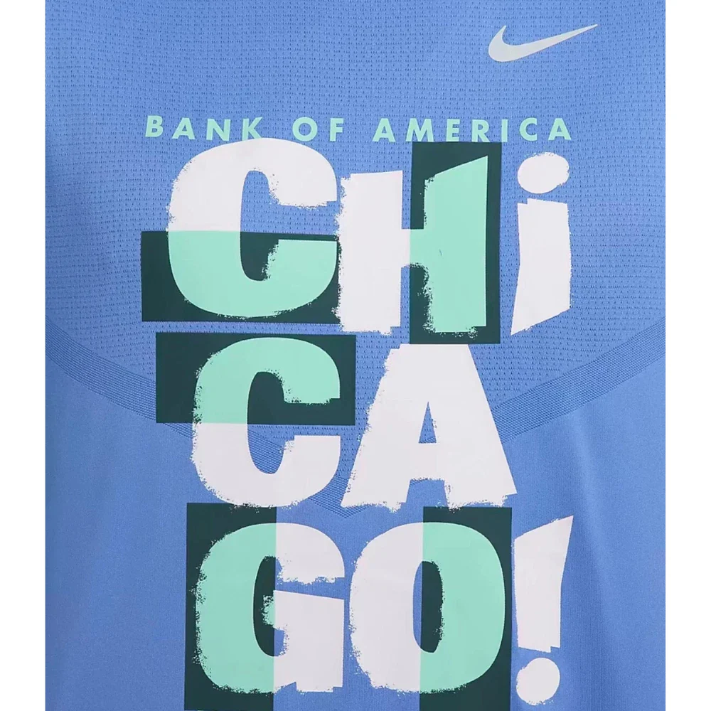 Nike FD2689-450 T-Shirt Men's Blue Dri-Fit Crew Neck Activewear DSGL378 - Image 5