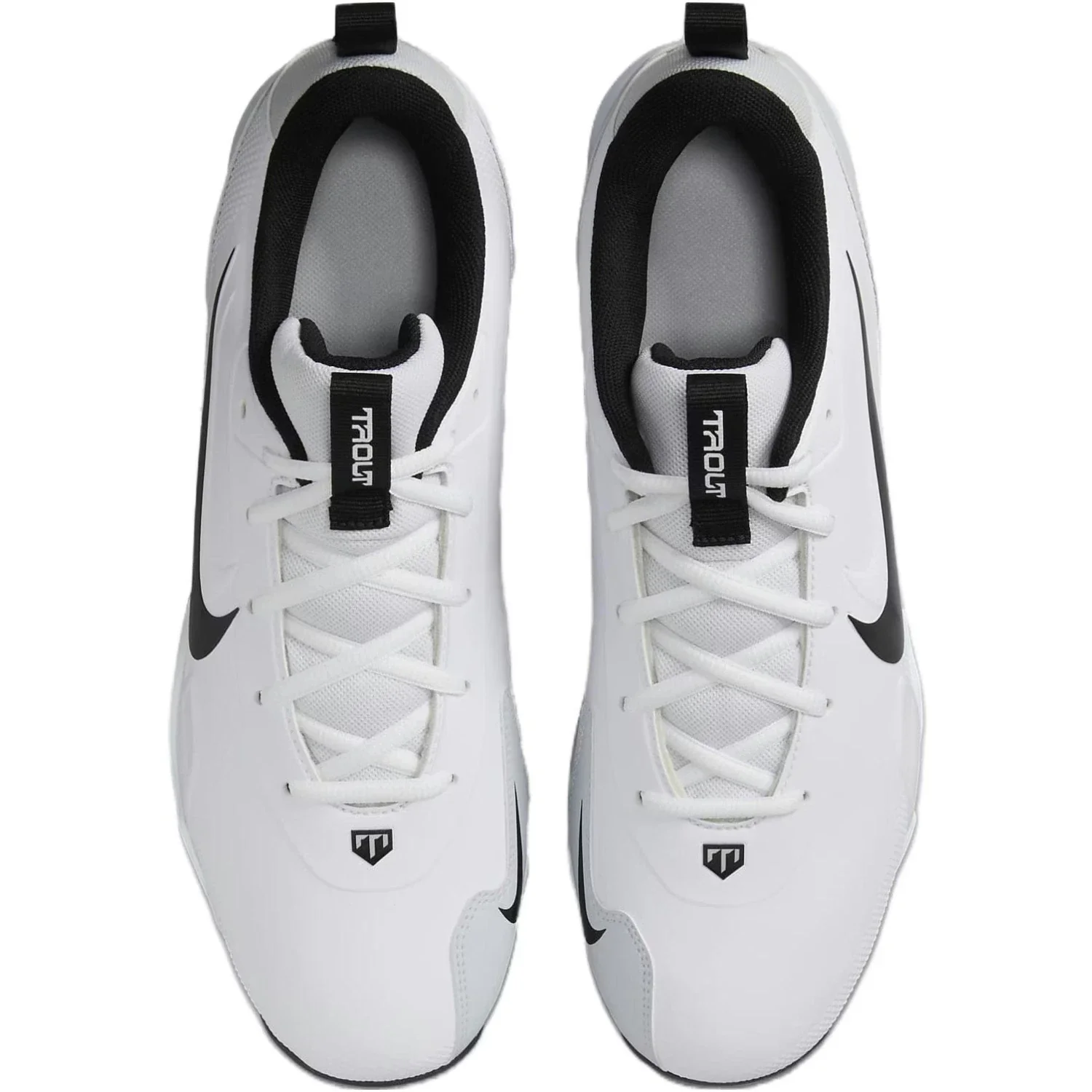 Nike Force Trout Keystone FB9728-100 Men's White Baseball Cleats LIQ613 - Image 4