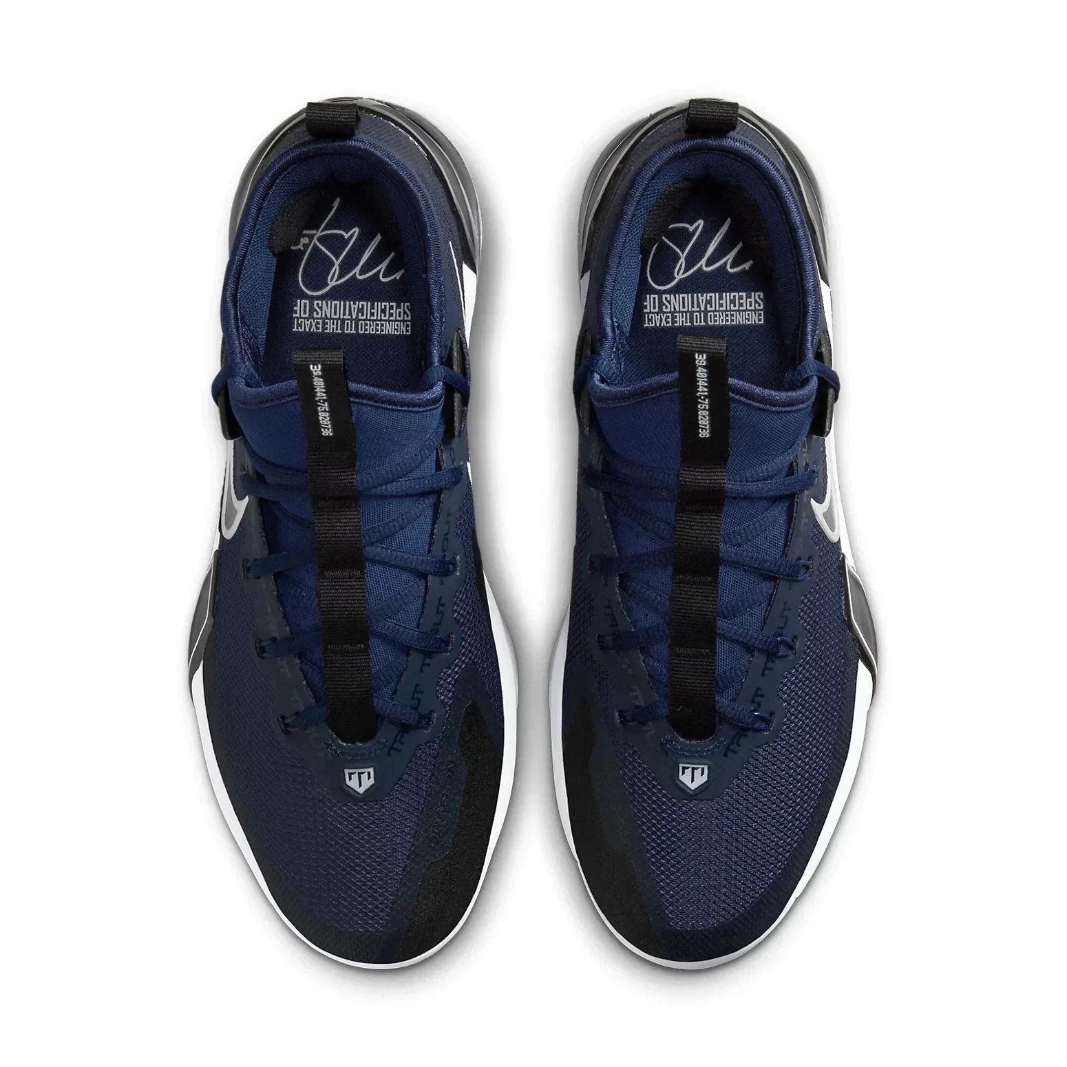 Nike Force Zoom Trout Elite FB2906-400 Men's Navy Blue Baseball Cleats NIN982 - Image 4