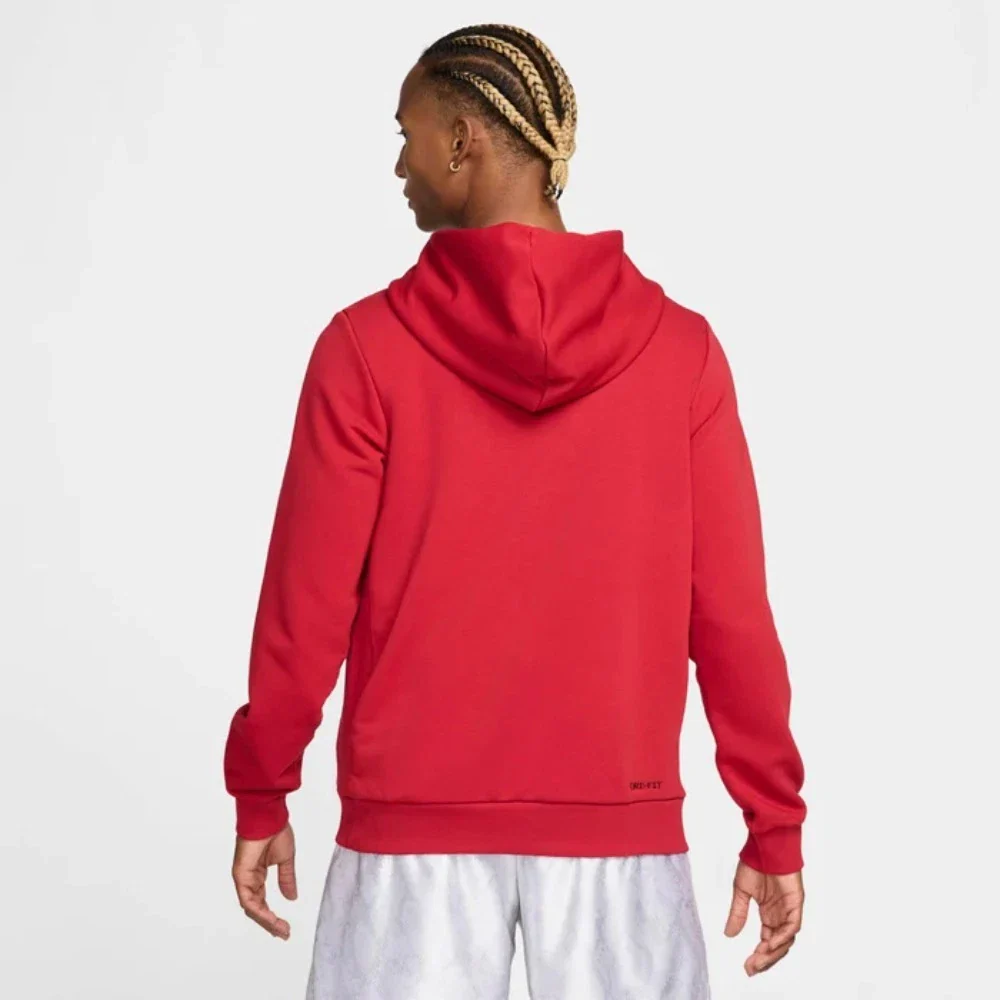 Nike Kobe Hoodie Men's Red French Terry Dri-FIT Pullover Activewear JAX761 - Image 2