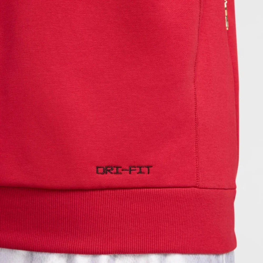 Nike Kobe Hoodie Men's Red French Terry Dri-FIT Pullover Activewear JAX761 - Image 6
