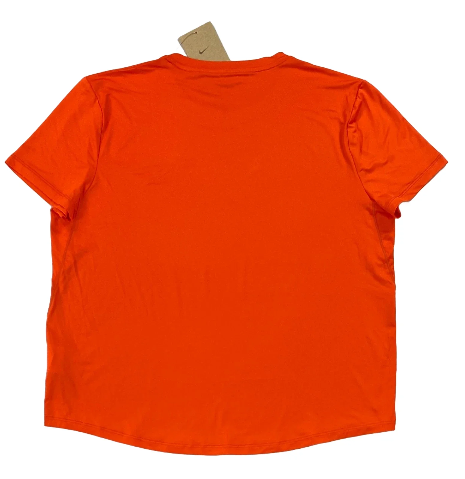 Nike One Classic Top Women's Orange Dri-Fit Short Sleeve Activewear DSGL473 - Image 2