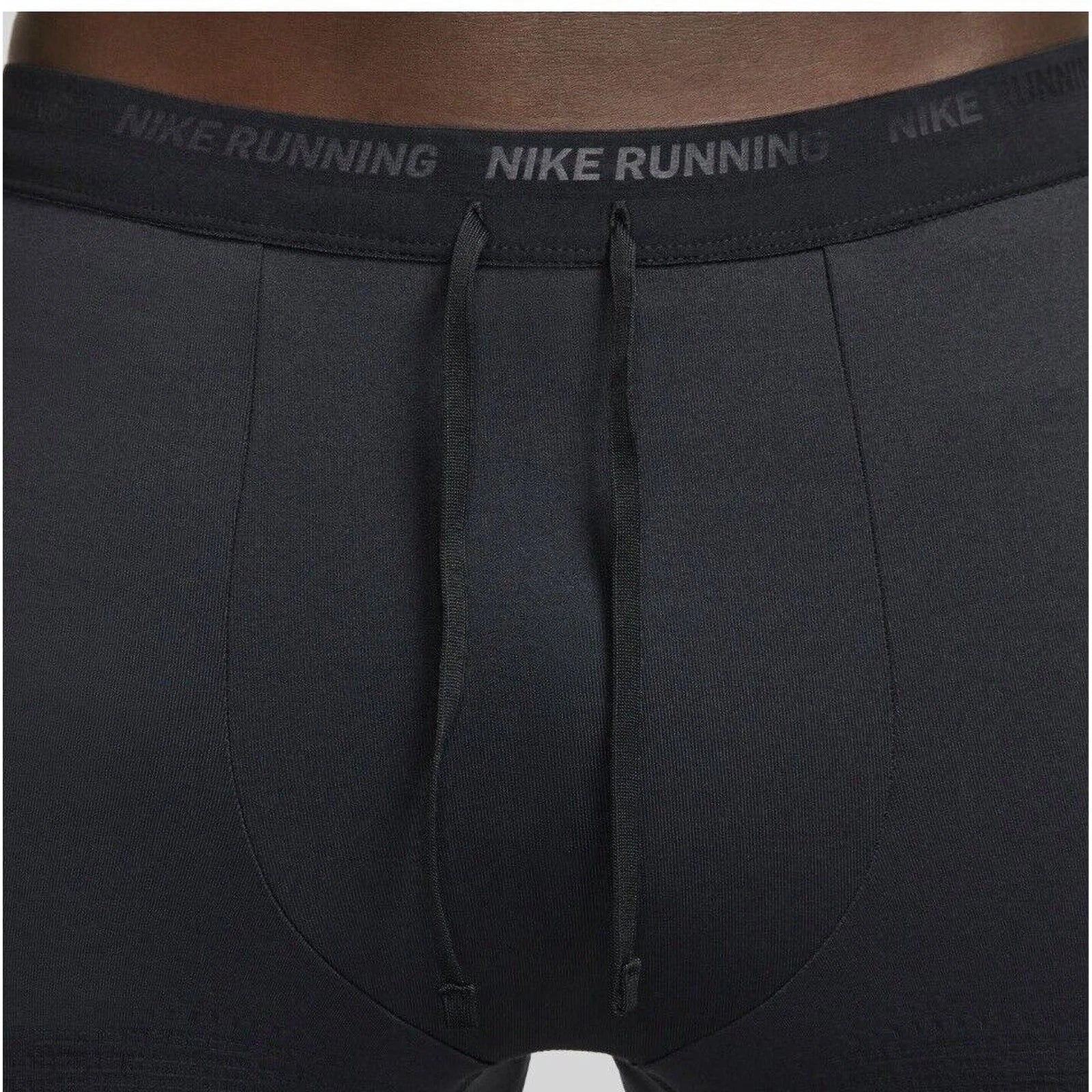 Nike Phenom Tights Mens Black Stretch Dri-FIT Drawstring Waist Activewear DSGL47 - Image 6