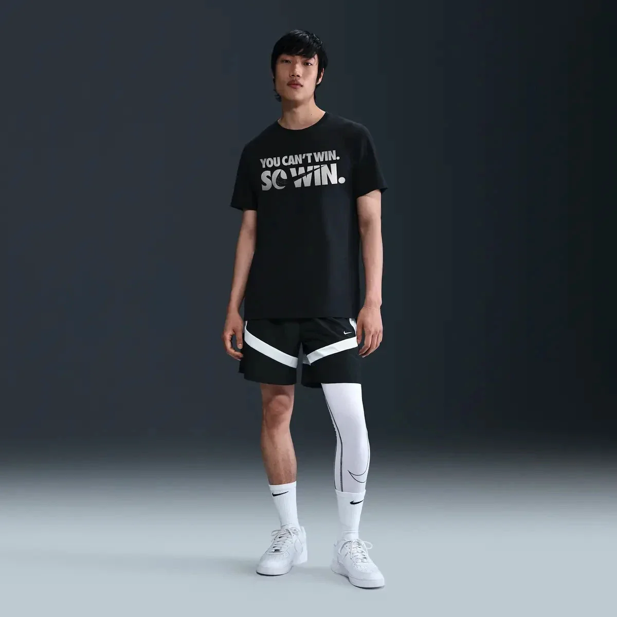 Nike So Win T-Shirt Unisex Black Graphic Print 100% Cotton Crew Neck DSGL8 - Image 4