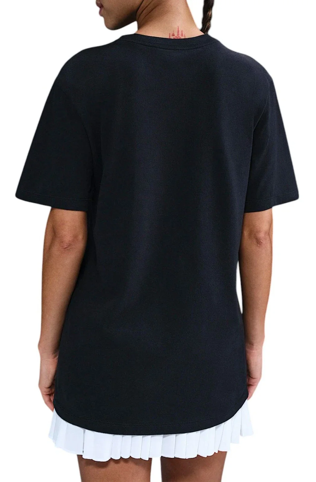 Nike So Win T-Shirt Womens Black Graphic Relaxed Fit Short Sleeve DSGL1 8 - Image 4