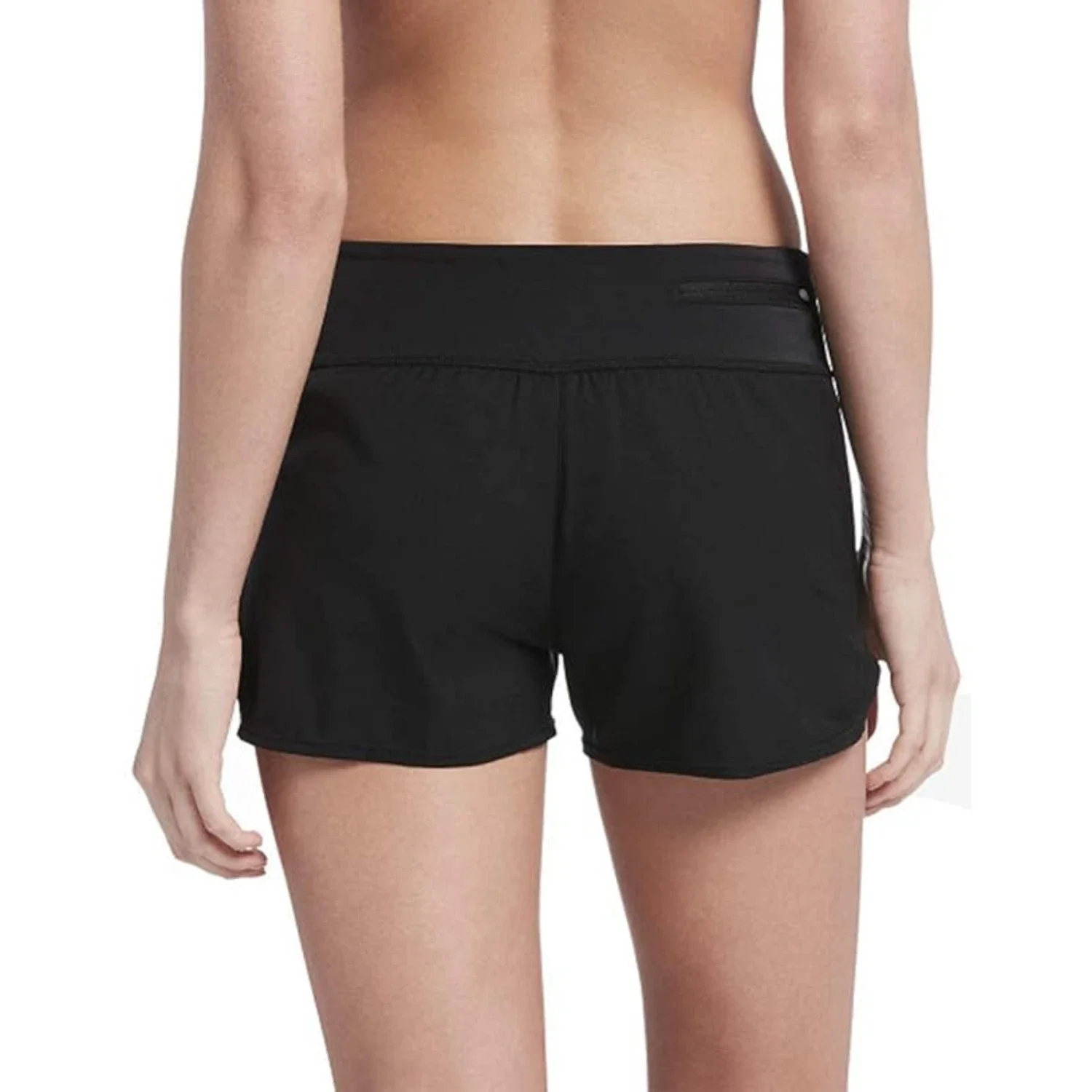 Nike Solid Element Board Shorts Women's Black Elastic Waist Swimwear DSGL1268 - Image 5