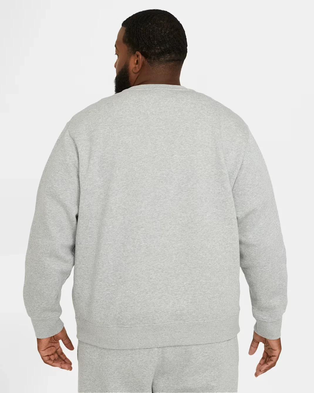 Nike Sportswear Club Fleece Sweatshirt Men's Dark Gray Crew Neck DSGL353 - Image 6